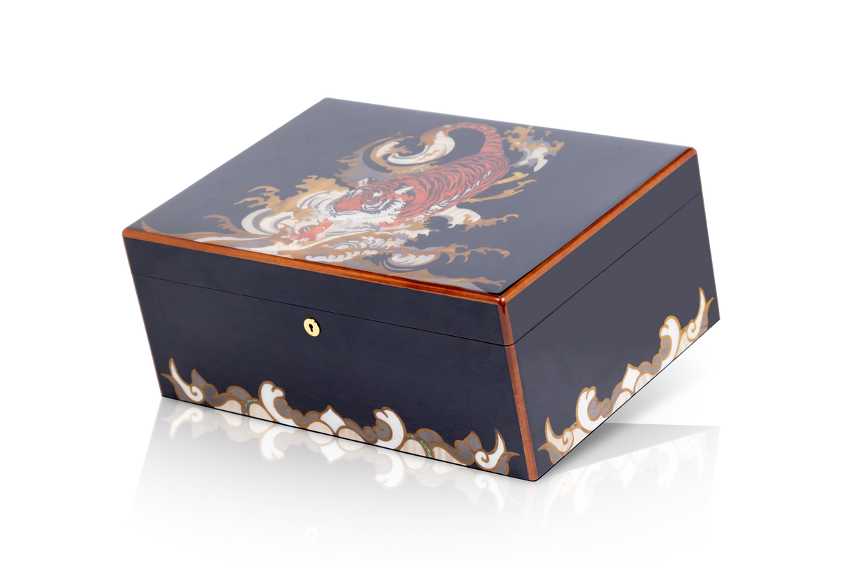 VITOLIA COLLECTION – TIGRE – Cave Cigare – Humidor H-Black