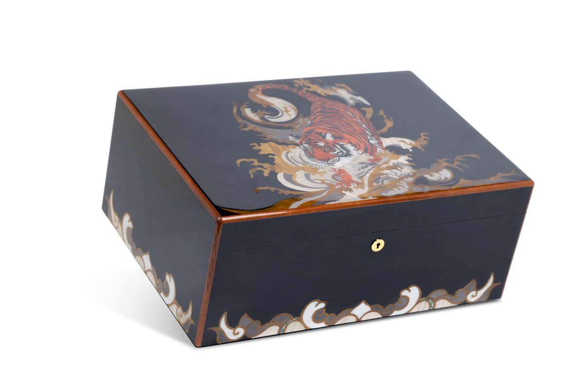 VITOLIA COLLECTION – TIGRE – Cave Cigare – Humidor H-Black