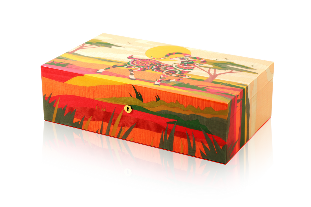 VITOLIA COLLECTION – CHÈVRE ORANGE – Humidor Y-Orange