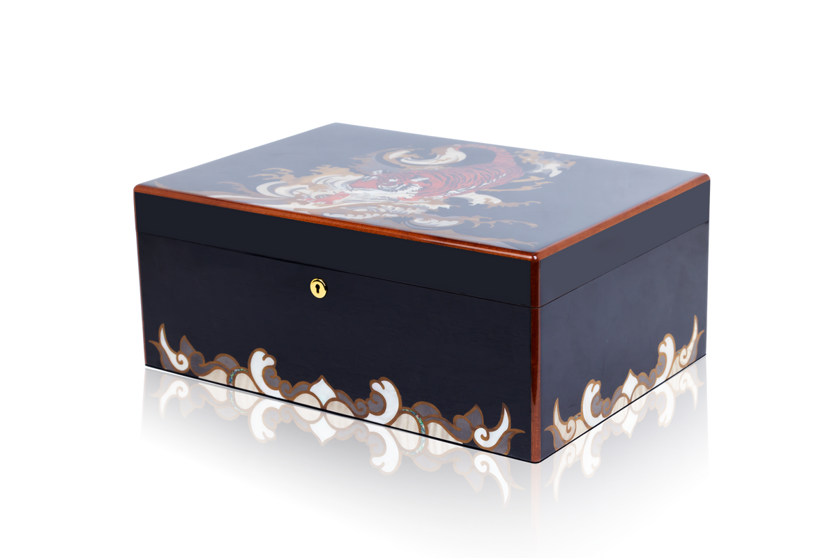 VITOLIA COLLECTION – TIGRE – Cave Cigare – Humidor H-Black