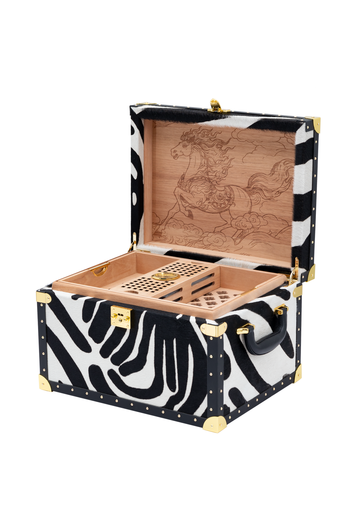 VITOLIA COLLECTION – NUAGES ORANGE – Cave Cigare – Humidor XY-Orange