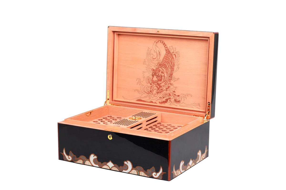 VITOLIA COLLECTION – TIGRE – Cave Cigare – Humidor H-Black